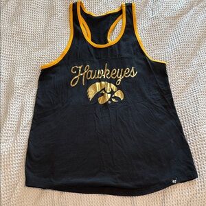 Black and Gold Iowa Hawkeyes Tank Top